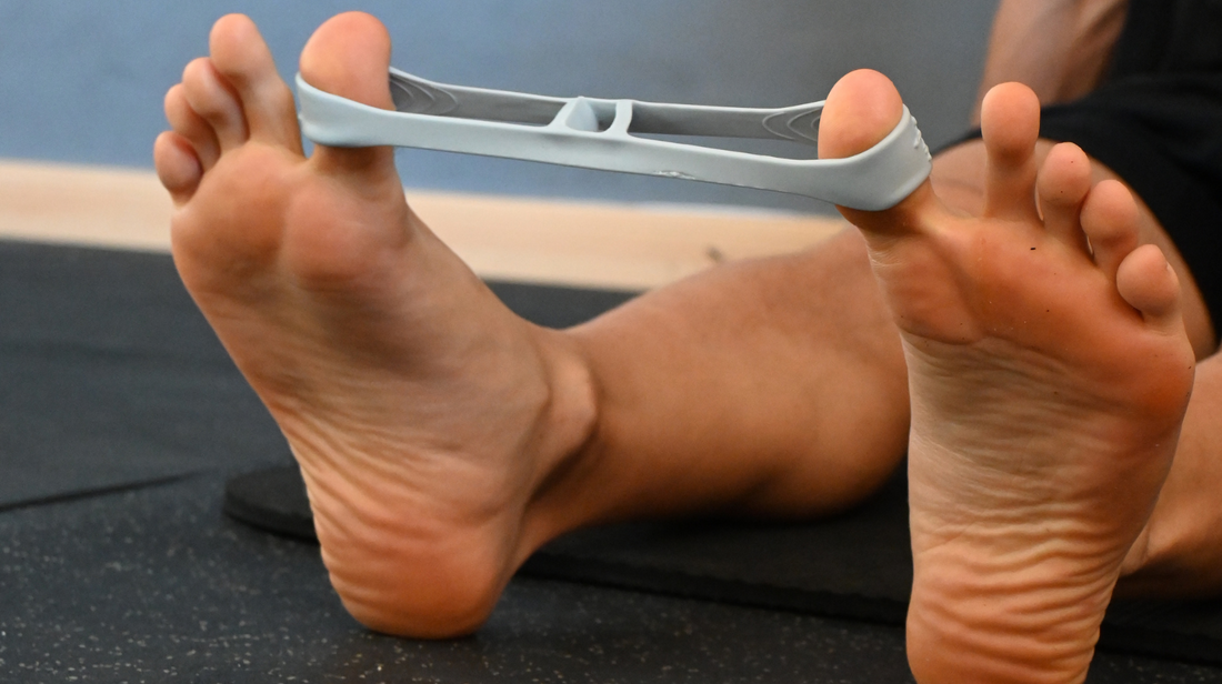 Banda elástica para ejercicios pulgares.