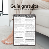 Guía Modificaciones Espaciadores de dedos