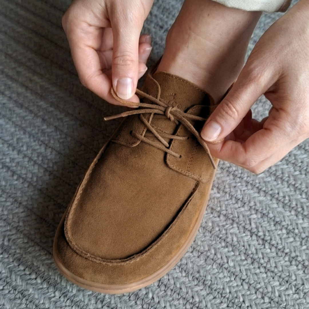 Signo Clay Roots Regata Clay | Náutico Barefoot Vegano – ROOTS Barefoot