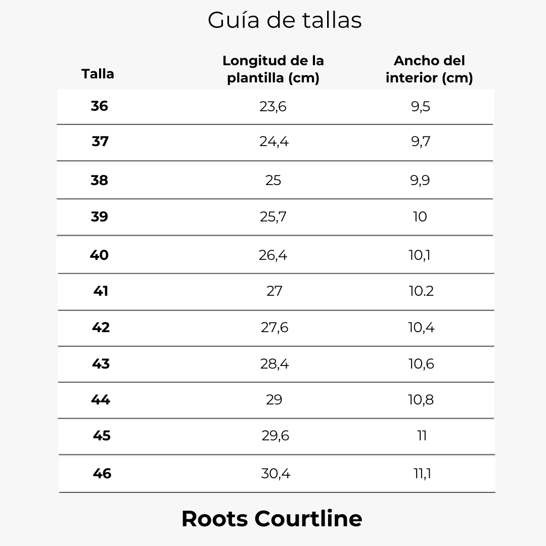 Roots Courtline Ónix