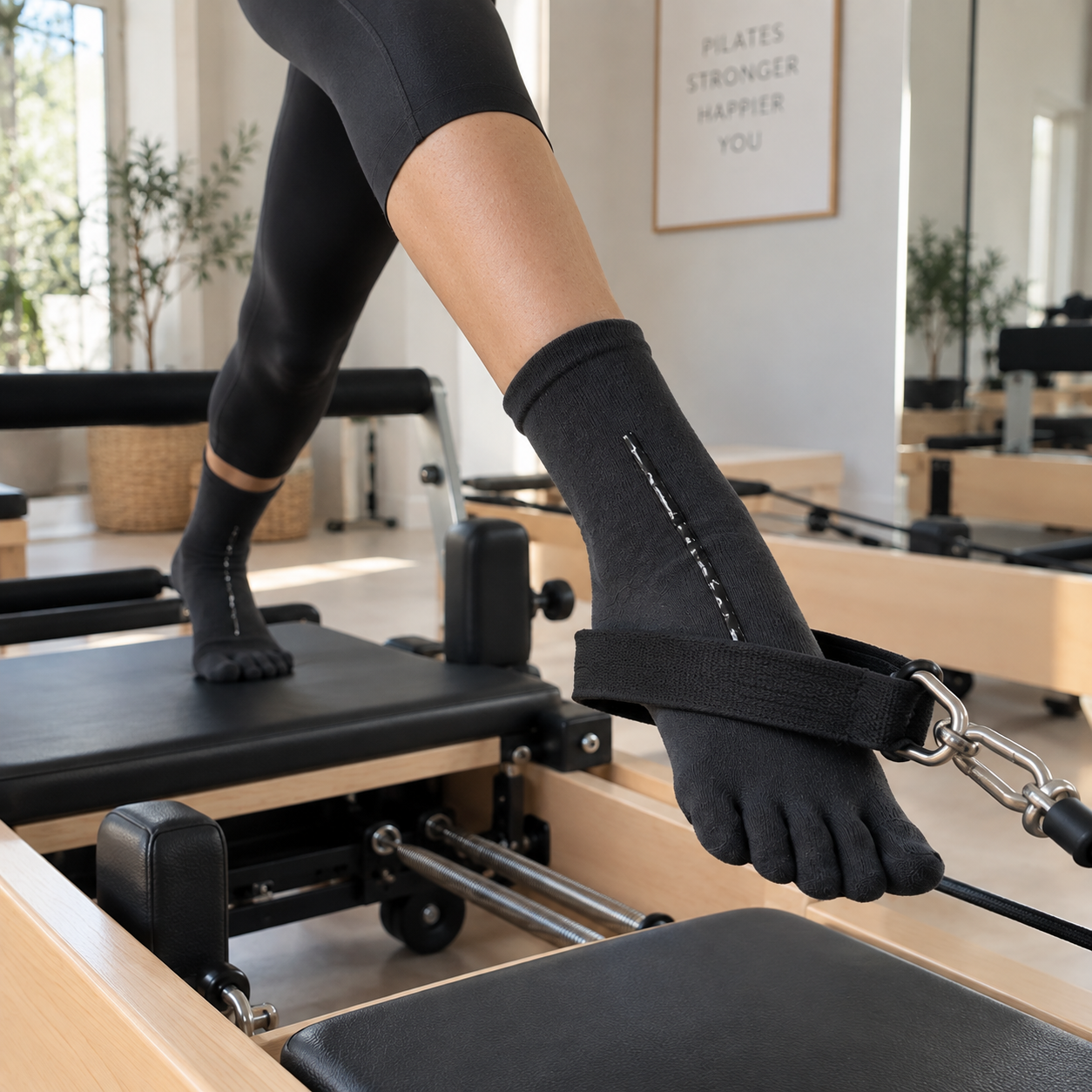 Calcetines Antideslizantes 5 dedos-  Dual GRIP™ PIlates